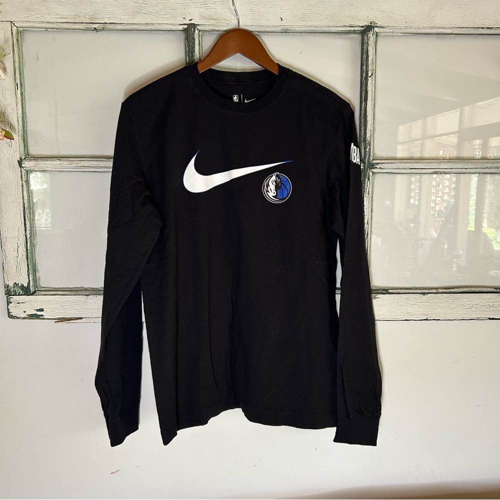 Nike Black Dallas Mavericks Long Sleeve Tee